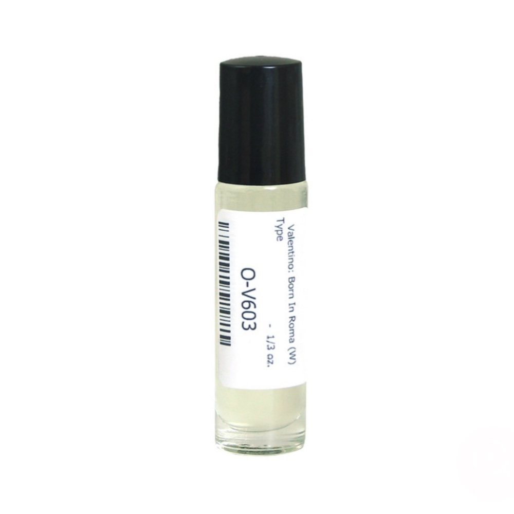 Born In Roma Fragrance Oil in a 1/3 OZ Roll on Glass Bottle